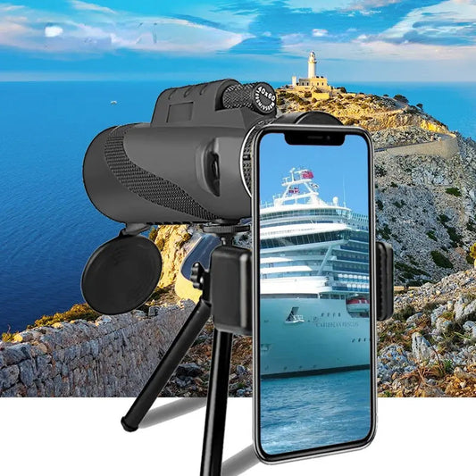 TELESCOPIO MONOCULAR DUPLO POTENTE DE FOCO DULPO 40X60